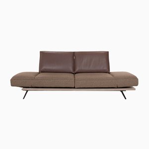 Phoenix Fabric Two-Seater Brown Sofa from Koinor