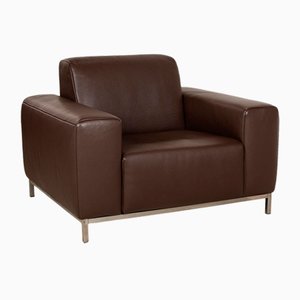 Brown Leather Armchair from Koinor