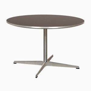 Tavolino da caffè AJ in legno nero di Fritz Hansen