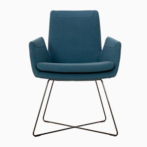 Dunkelblaue Cordia Stoffstühle von Cor, 6 . Set