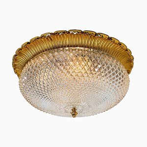 Lampada da incasso di Limburg Glashutte, Germania, anni '60