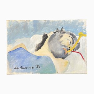 Juri Saarikoski, Portrait of His Dying Father, 1983, Oil on Canvas