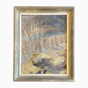 Atle Urdal, Gudbrandsdal Paisaje, Pintura al óleo, Enmarcado