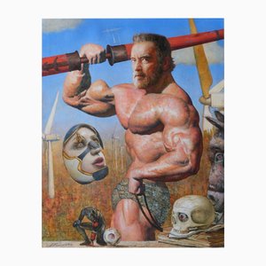 Andrey Kartashov, Don Quixote, 2023, Giclée Print on Canvas