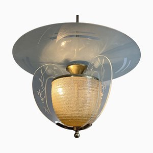 Italian Chandelier by Barovier & Toso, 1950s