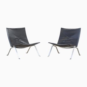 Pk 22 Chairs by Poul Kjærholm for Fritz Hansen, 1950s