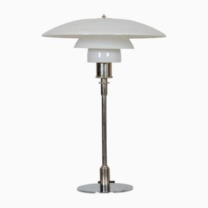 4/3 Nickel Tischlampe von Poul Henningsen, 1940er
