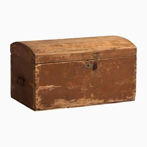Vintage Brown Patina Chest, 1920