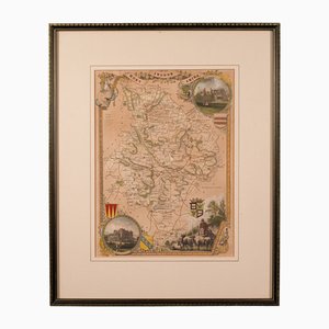 English Lithography Map Huntingdonshire