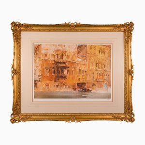 William Russell Flint, Venice Canal, 1990s, Art Print, Framed