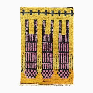 Vintage Handwoven Boujad Berber Rug