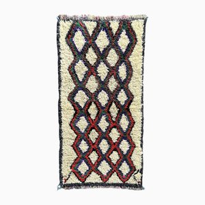 Vintage Berber Rug with Bold Geometric Patterns, 2010s