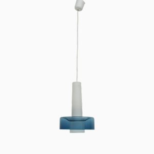 Lampada a sospensione Scandinavia moderna in vetro colorato di Svend Middelboe per Philips, 1969