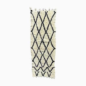 Vintage Beni Ouarain Berber Rug with Classic Diamond Pattern, 2010s