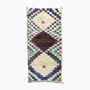 Vintage Moroccan Berber Rug with Geometric Design, 2010s
