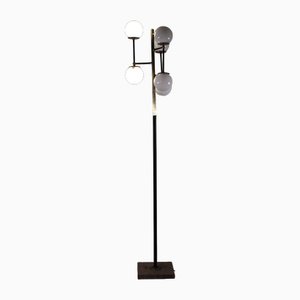 Glass & Metal Floor Lamp