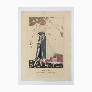 Umberto Brunelleschi, Robe du Soir, grabado, 1920