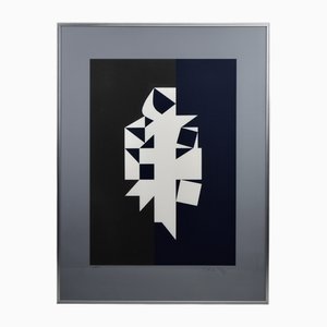 Victor Vasarely, Composición, 1975, Impresión