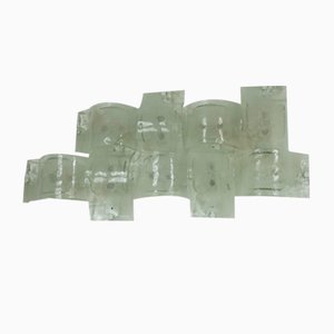 Postmoderne Wandleuchten aus Pulegoso Murano Glas von AV Mazzega, 1970er, 9 . Set