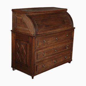 Antiker Biedermeier Sekretär aus Eiche, 1800