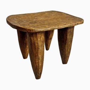 Small Vintage Nupe Stool, 1980s
