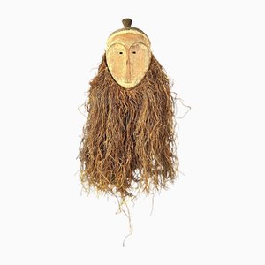 Long Face Tribal Mask with Narrow Eye-Holes
