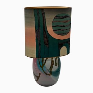 Vintage Table Lamp by Claude Morin, 1980