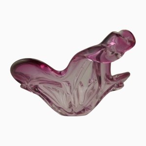 Orchid Transparent Centerpiece from Val Saint Lambert