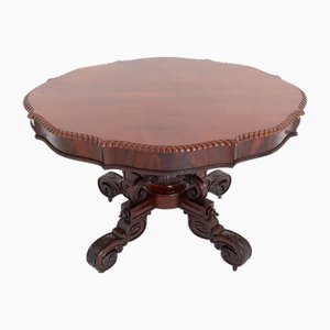Antique French Centre Table in Mahogany, 1870s