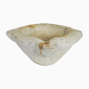 Large Carrara Marble Mortar