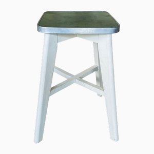Vintage Wooden Stool, 1950s