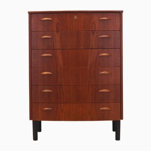 Danish Teak Chest of Drawers, 1970s
