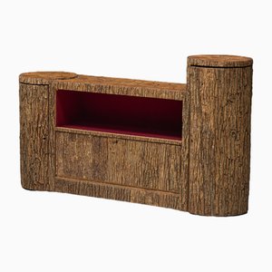 Wabi Sabi Monoxylite Credenza, Switzerland, 1950s