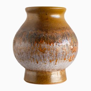 Skandinavische Mid-Century Keramikvase aus Keramik von Tilgmans, Schweden