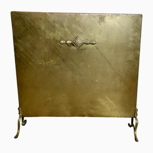 Pare-étincelles Art Déco en Laiton