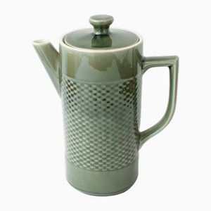 Cafetera Secla vintage en verde, años 70