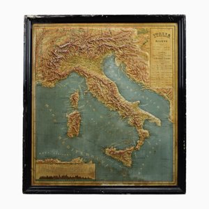 1889 Map of Italy, 1899