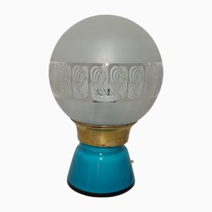 Vintage Spanish Crystal Table Lamp, 1950s