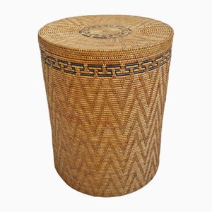 Rattan Bordüre Korb, 2010er