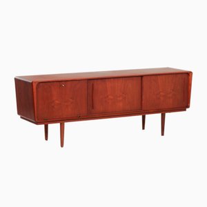 Credenza in teak di EW Bach per Sejling Skabe, Danimarca, anni '60