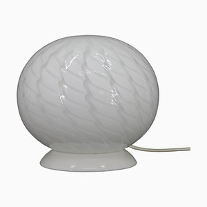 Glass Globe Table Lamp, Italy, 1980s