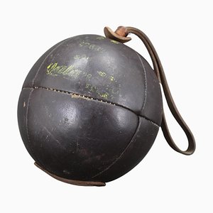 Leather Boxing Ball, Czechoslovakia, 1940s