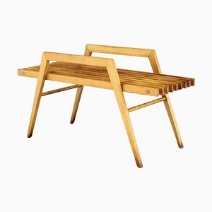 Beech Flower Pot Stand, Czechoslovakia, 1970s