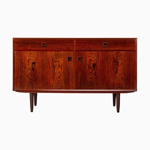 Small Danish Rosewood Sideboard attributed to E Brouer for Brouer Møbelfabrik, 1960s