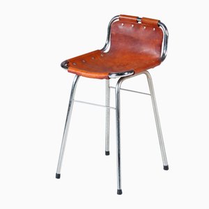 Bar Stool attributed to Charlotte Perriand for Les Arcs, France, 1970s