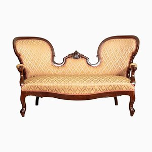 Vintage Walnut Sofa, 1880