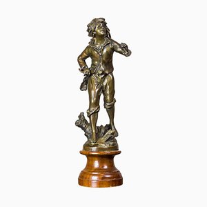 Statuetta vintage di ragazzo, anni '30
