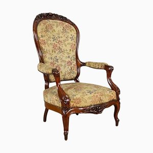 Antique Baroque Revival Armchair, 1890s