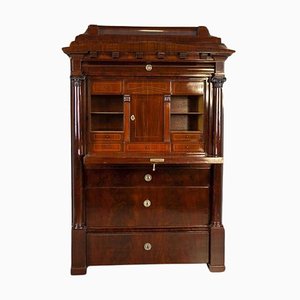 Antiker Biedermeier Sekretär aus Mahagoni, 1840