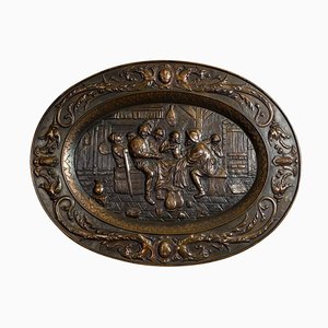 Vintage Brass Tray, 1930